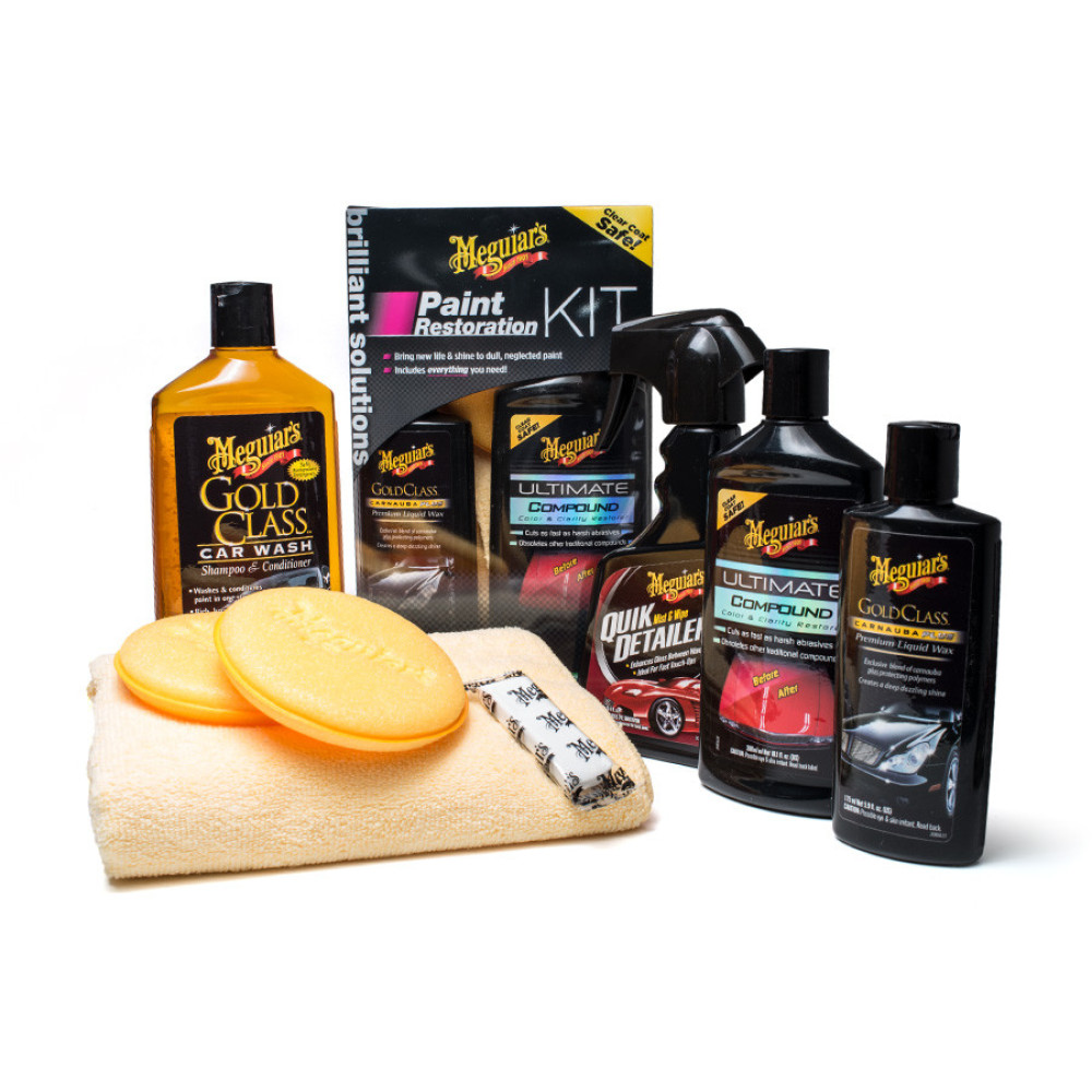 Подарунковий набір для відновлення кузова авто - Meguiar's Paint Restoration Kit (G3300)