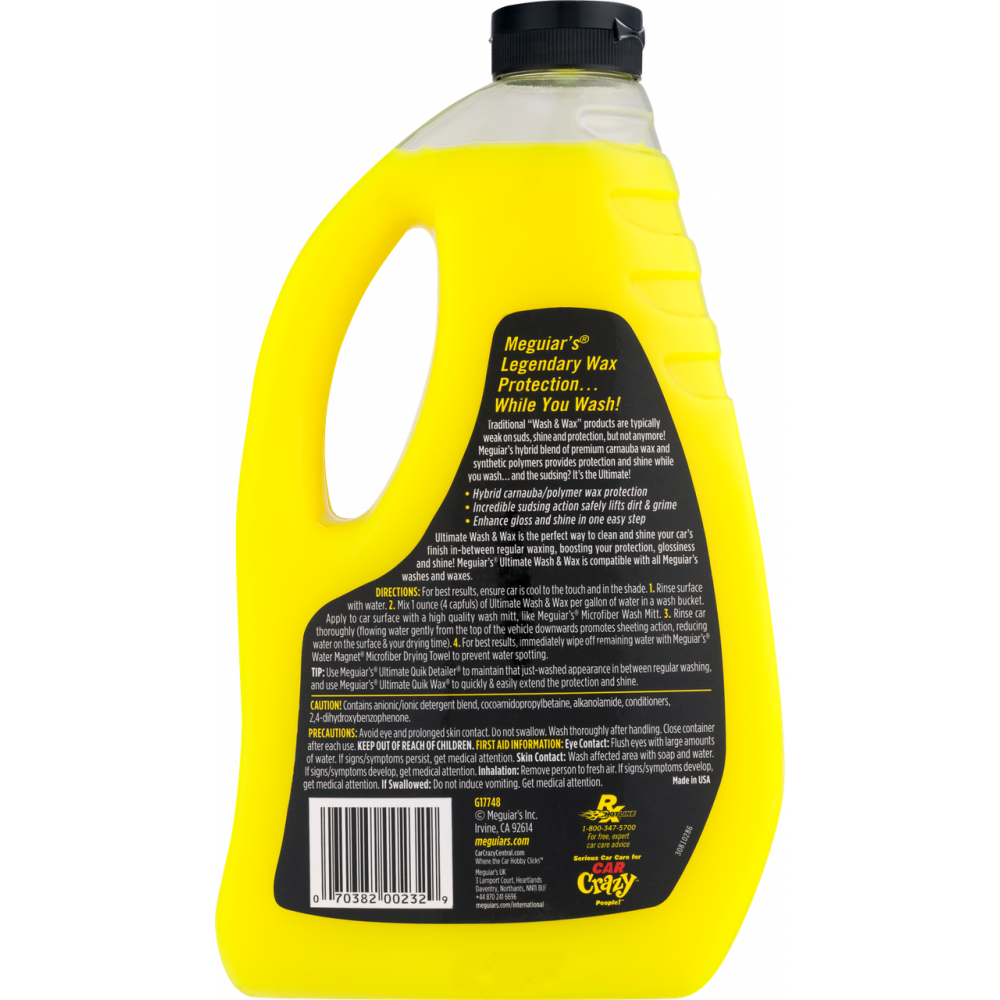 Автомобільний шампунь з воском - Meguiar's Ultimate Wash & Wax 1,42 л. (G17748)