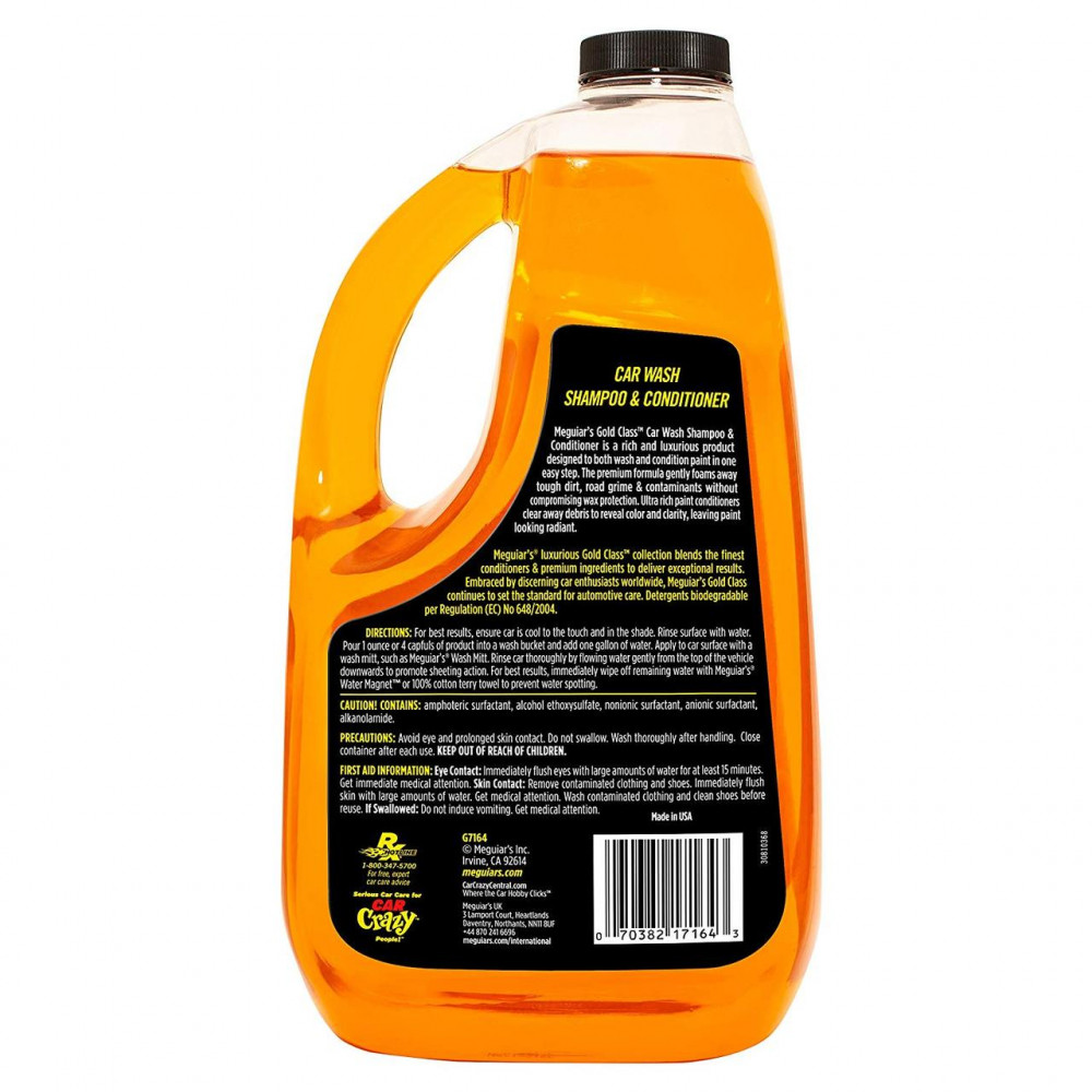 Автомобільний шампунь з кондиціонером - Meguiar's Gold Class Car Wash Shampoo & Conditioner 1,89 л. (G7164)