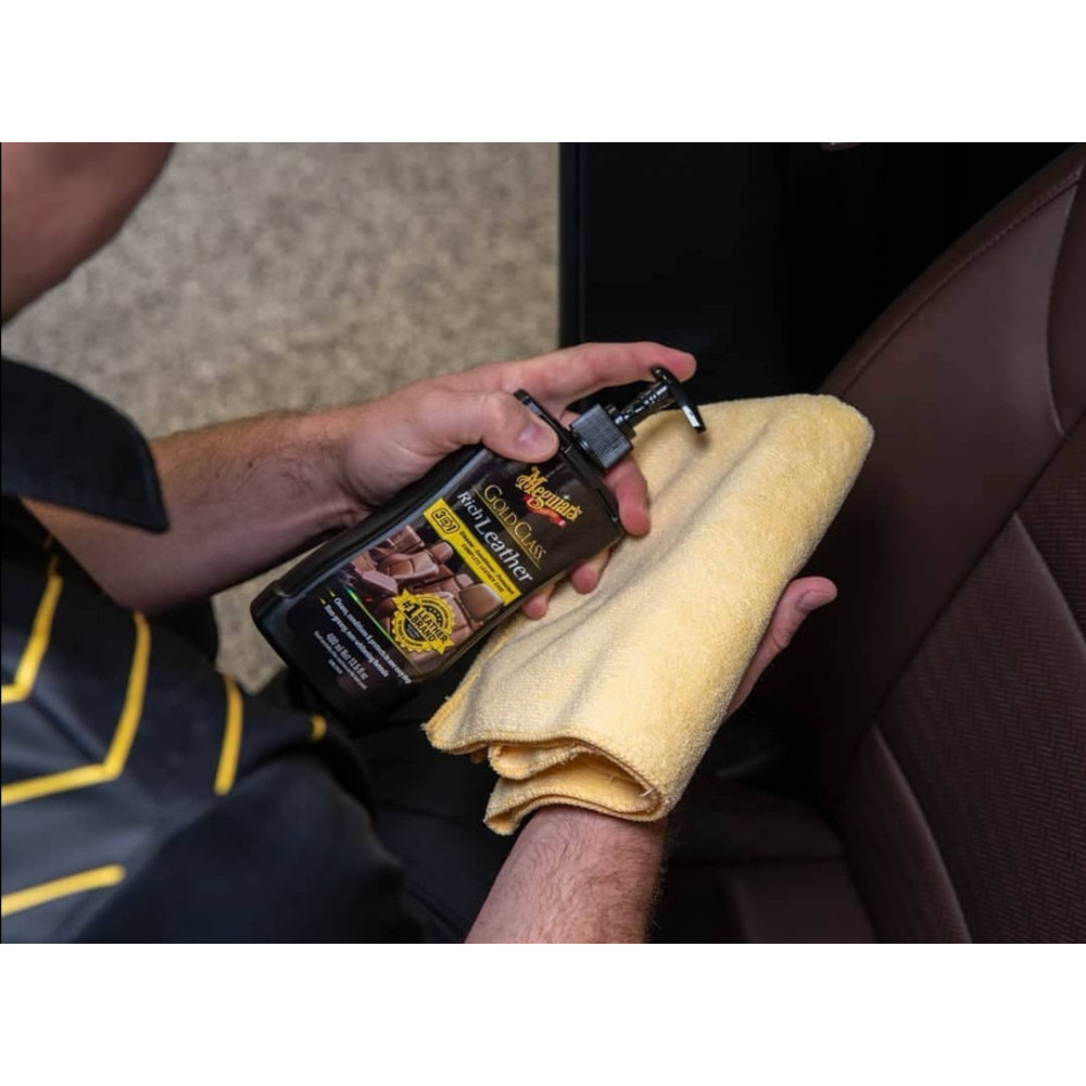 Гель 3 в 1 для догляду за шкіряним салоном - Meguiar's Gold Class™ Rich Leather Gel 400 мл. (G17914)