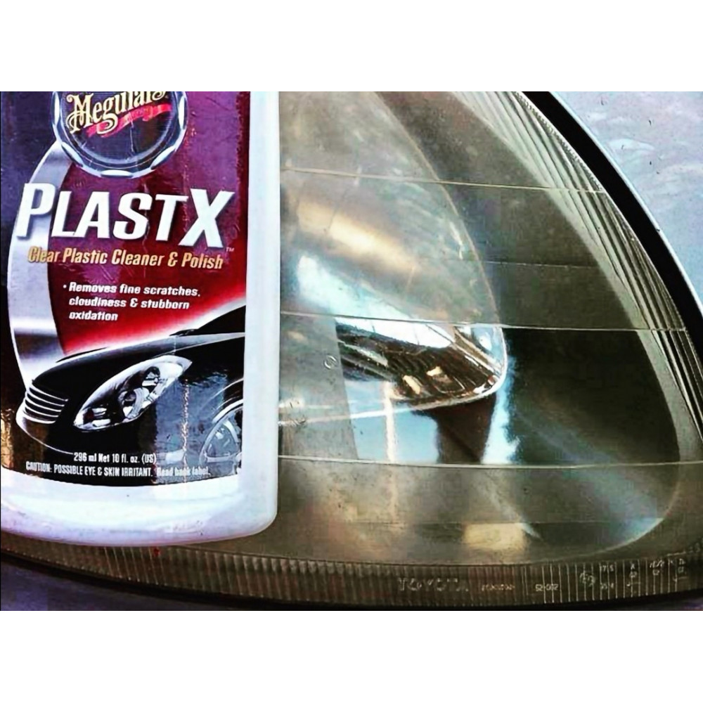 Очищувач поліроль для прозорого пластику - Meguiar's PlastX™ Clear Plastic Cleaner & Polish 295 мл. (G12310)