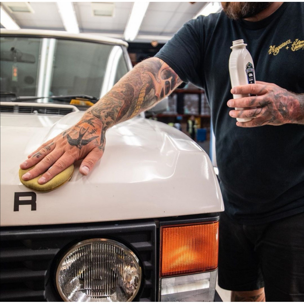 Автомобільний поліроль з воском - Meguiar's Mirror BrightTM Polishing Wax 414 мл. (MB0214EU)