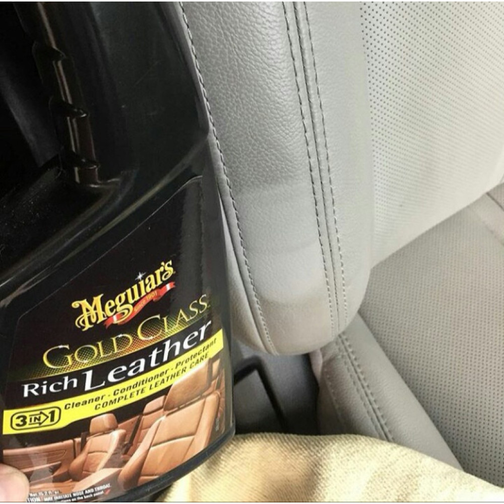 Спрей 3 в 1 для догляду за шкіряним салоном - Meguiar's Gold Class™ Rich Leather Spray 450 мл. (G10916)