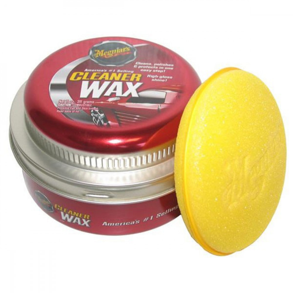 Очищувач твердий віск - Meguiar's Cleaner Wax Paste 311 г. (A1214)