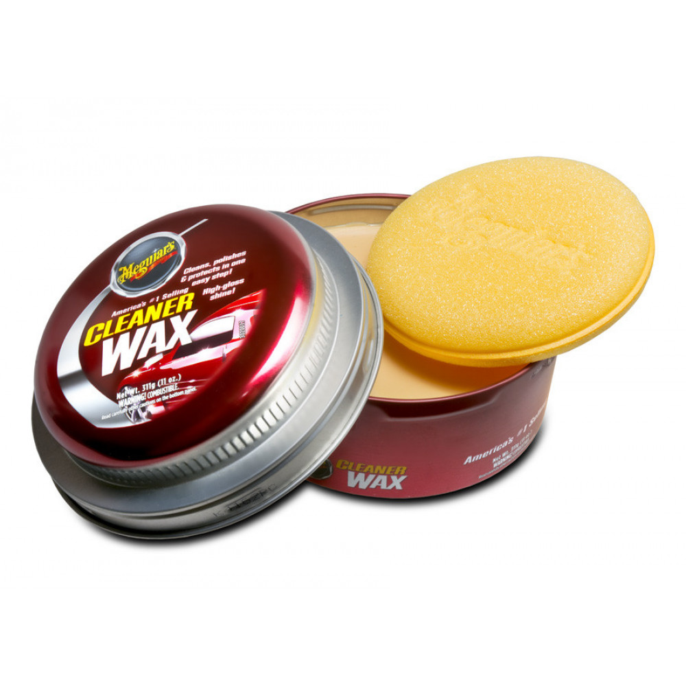 Очищувач твердий віск - Meguiar's Cleaner Wax Paste 311 г. (A1214)