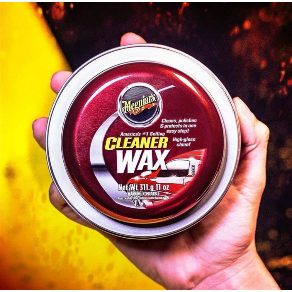 Очищувач твердий віск - Meguiar's Cleaner Wax Paste 311 г. (A1214)