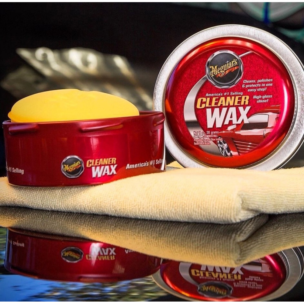 Очищувач твердий віск - Meguiar's Cleaner Wax Paste 311 г. (A1214)