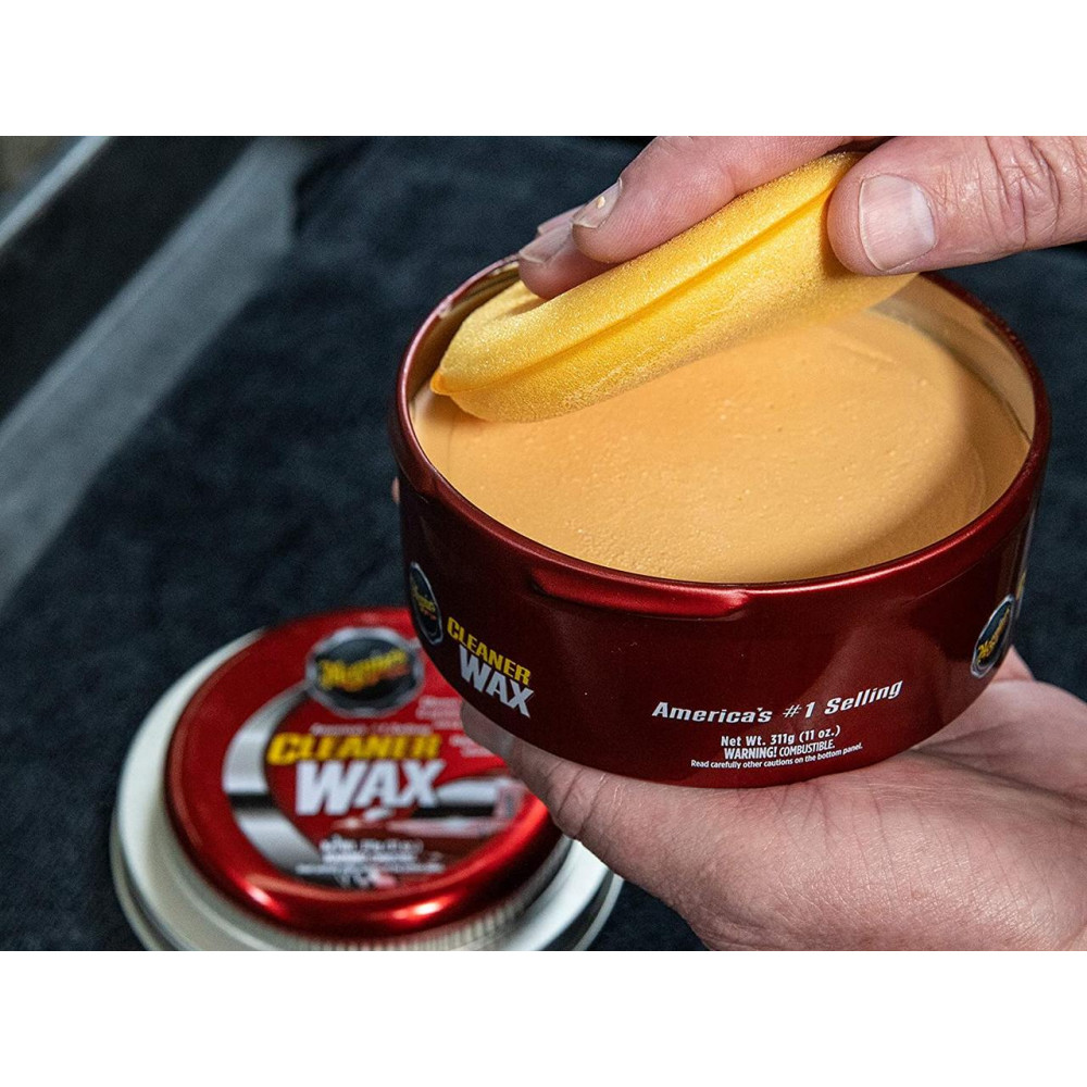 Очищувач твердий віск - Meguiar's Cleaner Wax Paste 311 г. (A1214)
