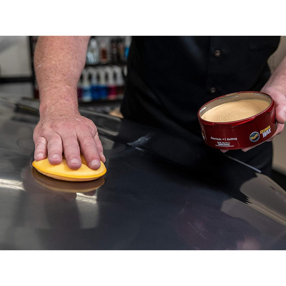 Очищувач твердий віск - Meguiar's Cleaner Wax Paste 311 г. (A1214)