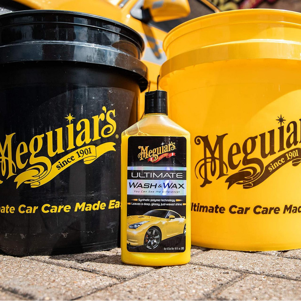Автомобільний шампунь з воском - Meguiar's Ultimate Wash & Wax 473 мл. (G17716EU)