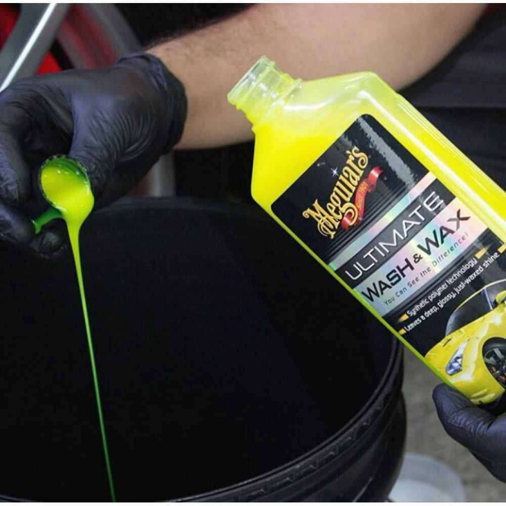 Автомобільний шампунь з воском - Meguiar's Ultimate Wash & Wax 473 мл. (G17716EU)