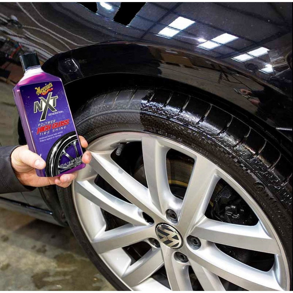 Полімерний гель для чорніння шин - Meguiar's NXT Polymer High Gloss Tire Dressing 473 мл. (G30416)