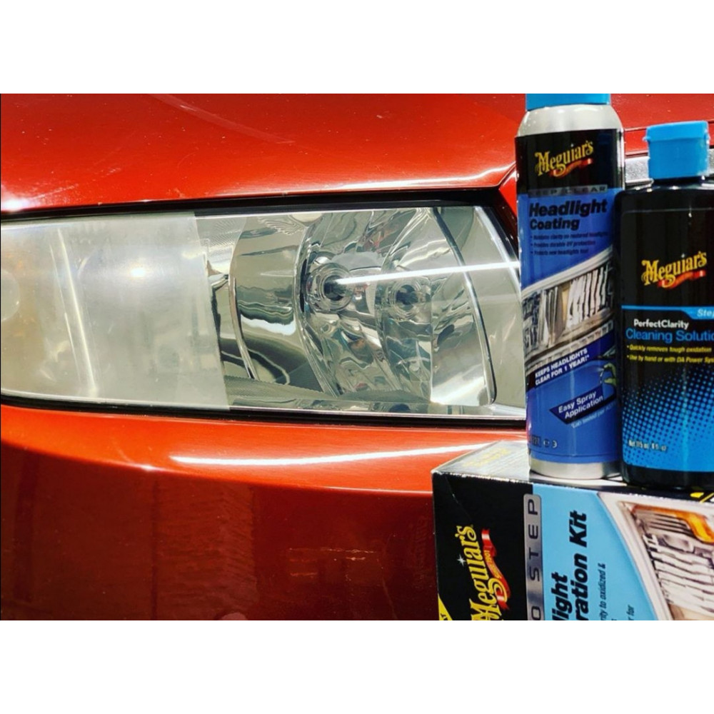 Набір для відновлення та захисту фар - Meguiar's Two Step Headlight Restoration Kit (G2970)