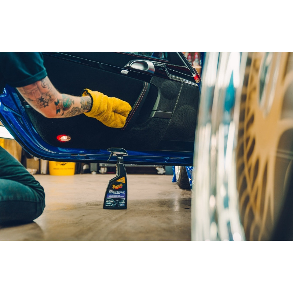 Рукавиця мікрофіброва для догляду за салоном - Meguiar's Detailing Mitt 5x25x15 см. жовтий (X1804EU)