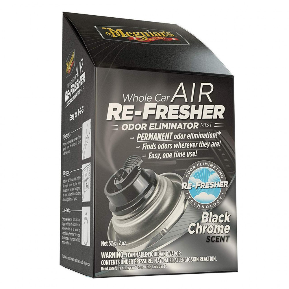 Освіжувач повітря "Чорний хром" аромат - Meguiar's Air Re-Fresher Black Chrome Scent 57 г. (G181302)