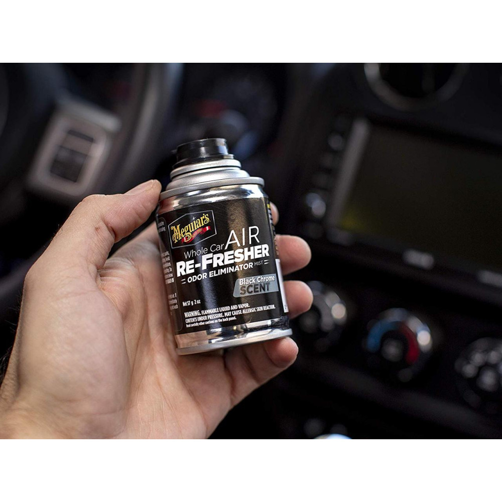Освіжувач повітря "Чорний хром" аромат - Meguiar's Air Re-Fresher Black Chrome Scent 57 г. (G181302)