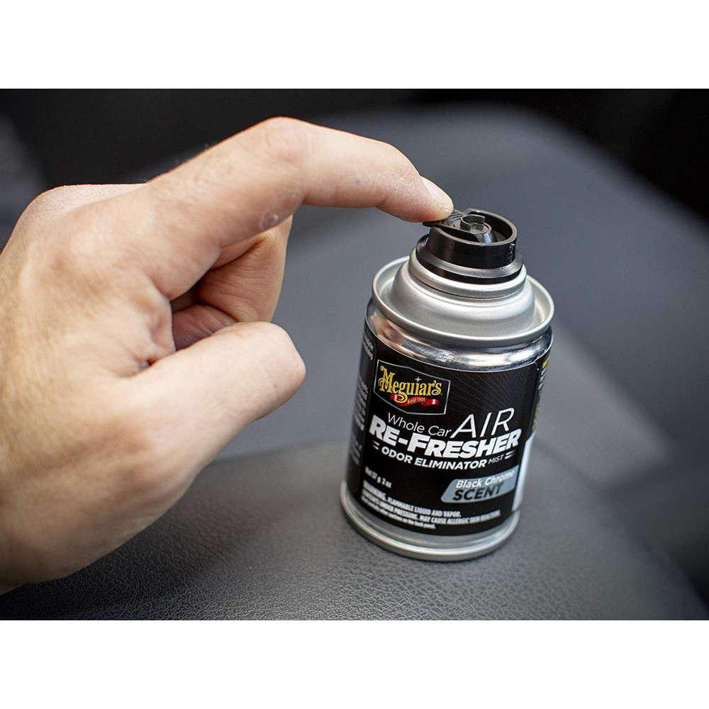 Освіжувач повітря "Чорний хром" аромат - Meguiar's Air Re-Fresher Black Chrome Scent 57 г. (G181302)