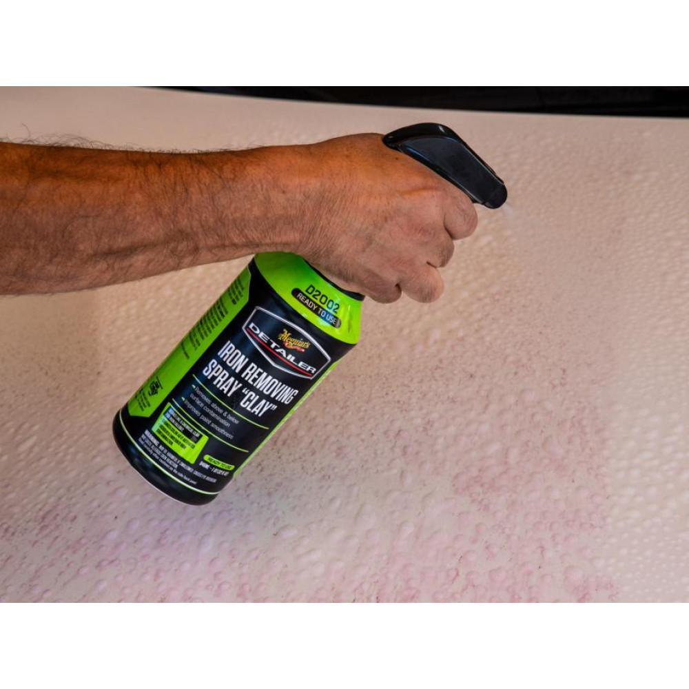 Чистка кузова від часток металу - Meguiar`s Iron Removing Spray "Clay" 946 мл. (DRTU200232)
