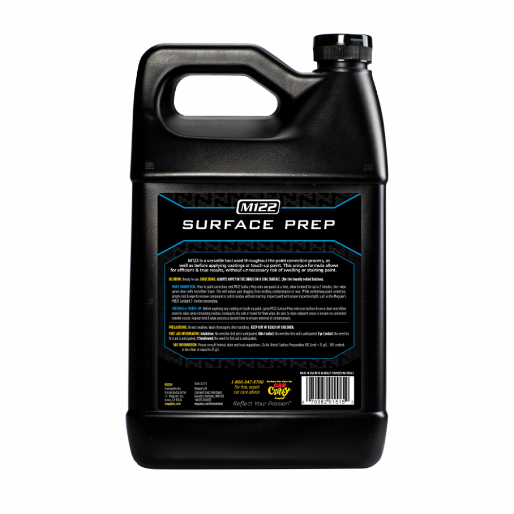 Засіб для підготовки поверхні перед нанесенням покриттів - Meguiar's Surface Prep 3,79 л. (M12201)