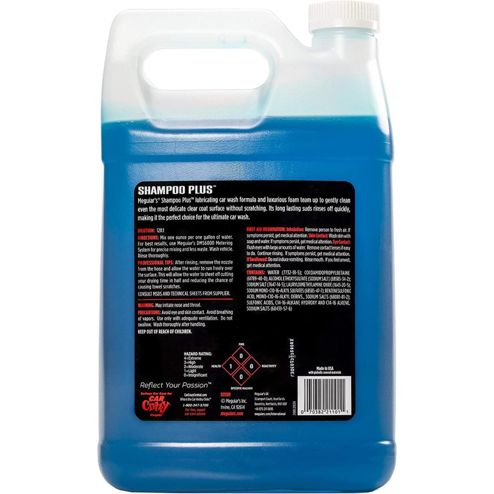 Концентрат шампунь плюс - Meguiar's Detailer Shampoo Plus 3,79 л. (D11101)