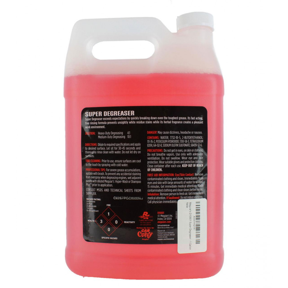 Концентрат супер знежирювач для двигуна - Meguiar's Detailer Super Degreaser 3,79 л. (D10801)