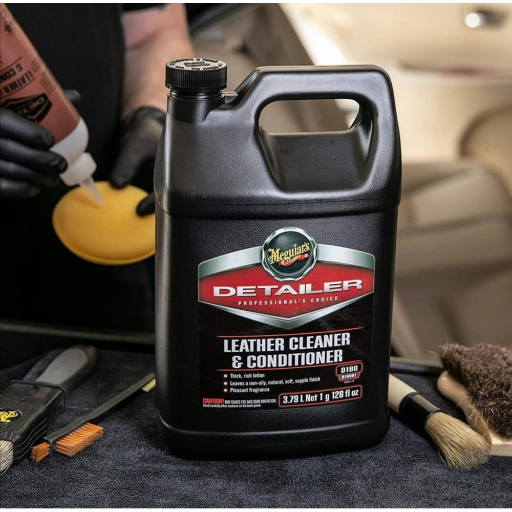 Очисник та кондиціонер для шкіри - Meguiar's Detailer Leather Cleaner and Conditioner 3,78 л. (D18001)