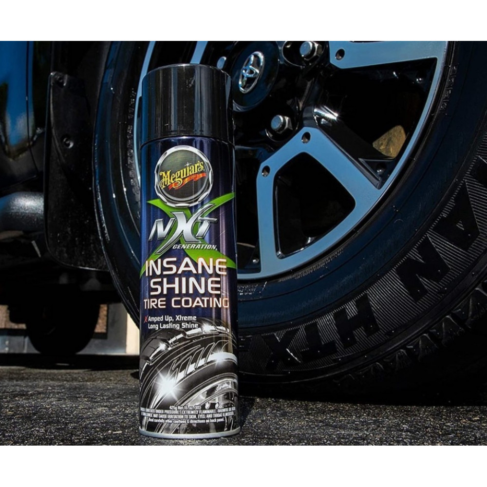 Спрей для чорніння шин - Meguiar's NXT Generation Insane Shine Tire Coating 425 г. (G13115)