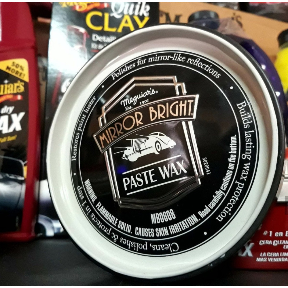 Поліруючий твердий віск - Meguiar's Mirror Bright™ Polishing Paste Wax 227 г. (MB0608EU)