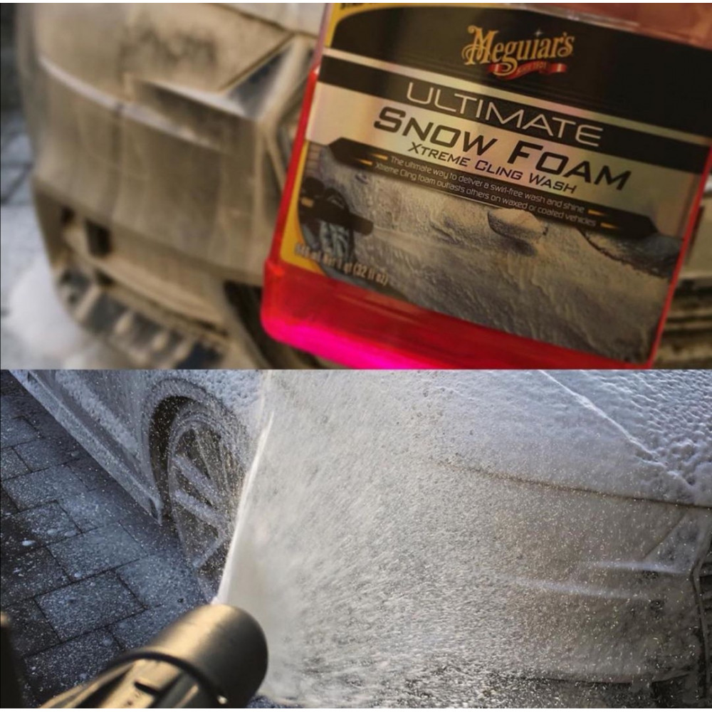 Автомобільний шампунь, снігова піна - Meguiar's Ultimate Snow Foam Extreme Cling Wash 946 мл. (G191532EU)