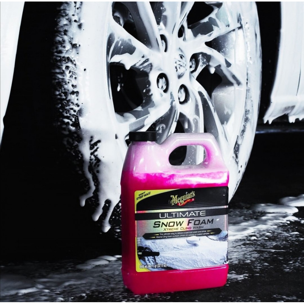 Автомобільний шампунь, снігова піна - Meguiar's Ultimate Snow Foam Extreme Cling Wash 946 мл. (G191532EU)