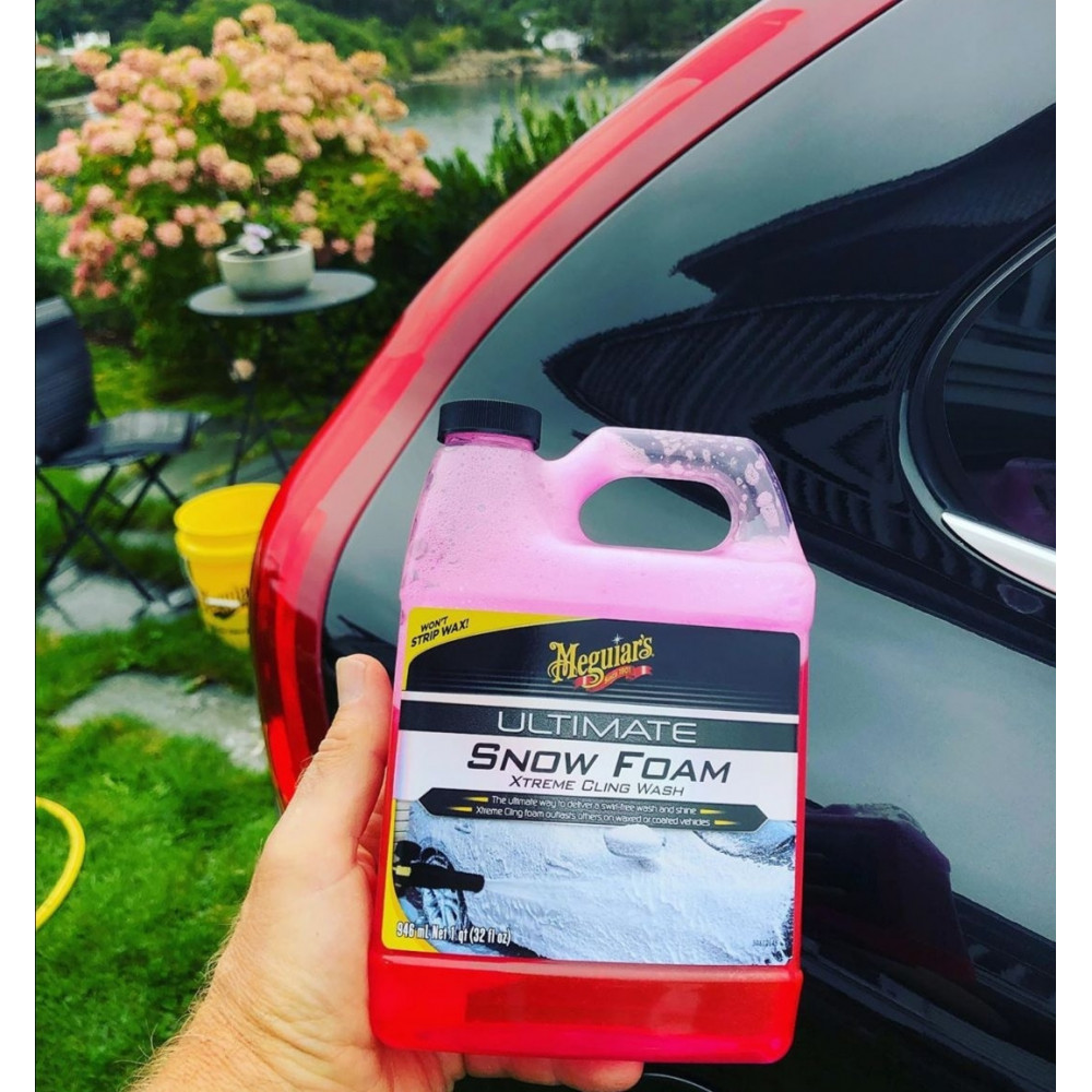Автомобільний шампунь, снігова піна - Meguiar's Ultimate Snow Foam Extreme Cling Wash 946 мл. (G191532EU)