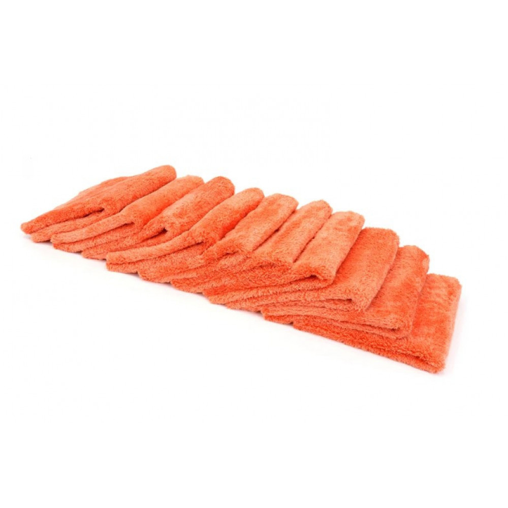 Мікрофібровий рушник плюшевий - Autofiber Korean Plush 40х40 см. 470 gsm помаранчевий (TPK470OE)