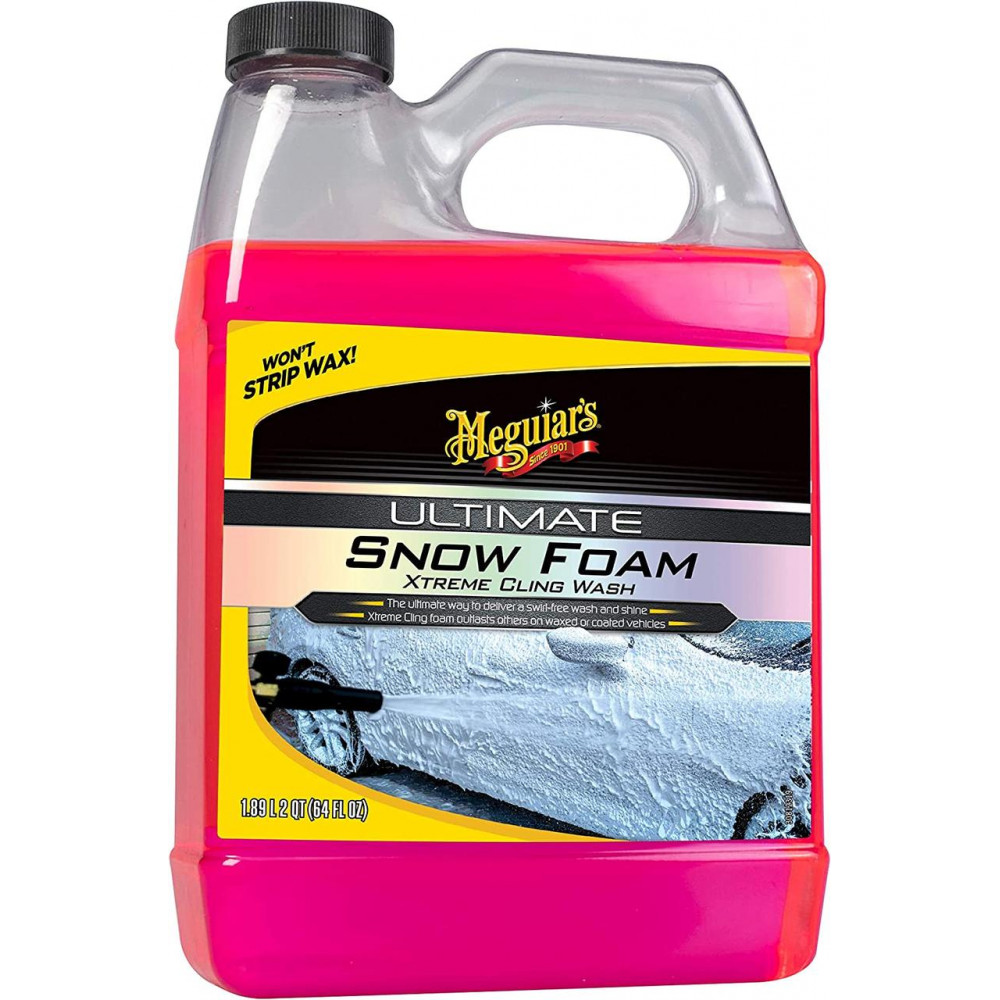 Автомобільний шампунь, снігова піна - Meguiar's Ultimate Snow Foam Extreme Cling Wash 1,89 л. (G191564EU)