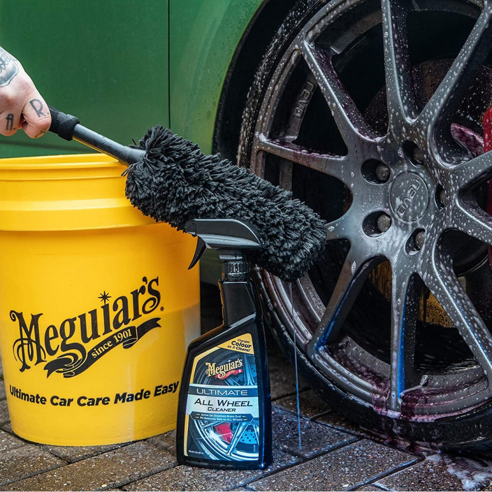 Щітка микрофибровая для миття дисків - Meguiar's Supreme Microfibre Wheel Brush Large 45 см. (X1901EU)