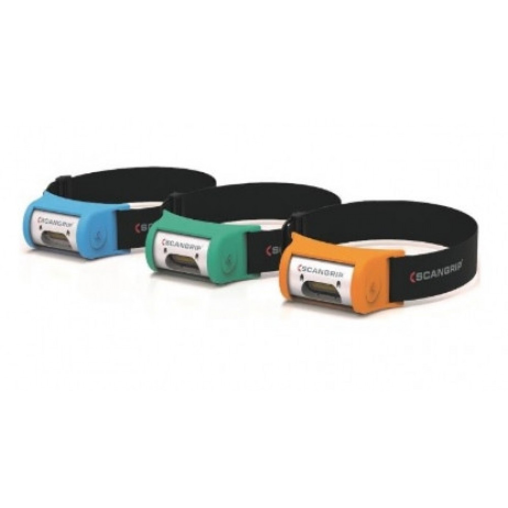 Ліхтар налобний акумуляторний Scangrip I-View PROMOTION KIT orange/green/blue 1 шт. (49.0219)