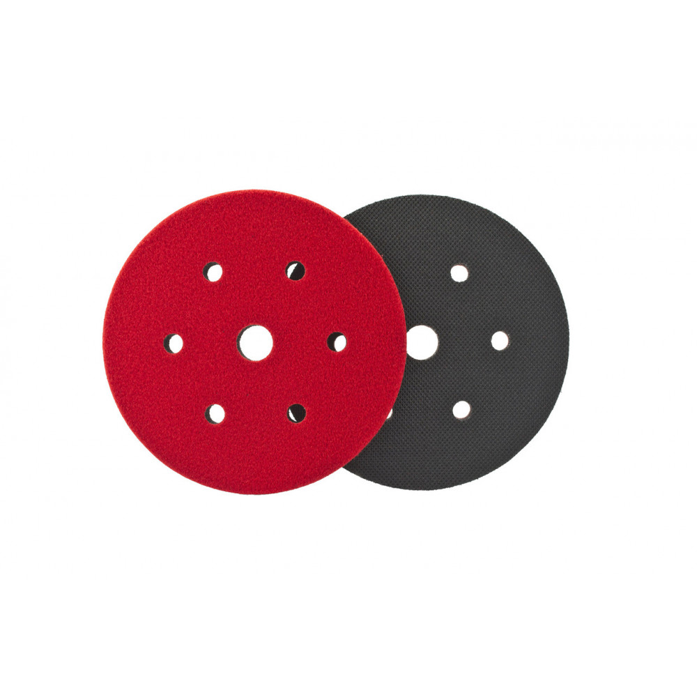 150 мм (6") Підкладка поролонова велюр/велкро - Fleхipads 6+1 hole Soft interface pad GRIP (32710)