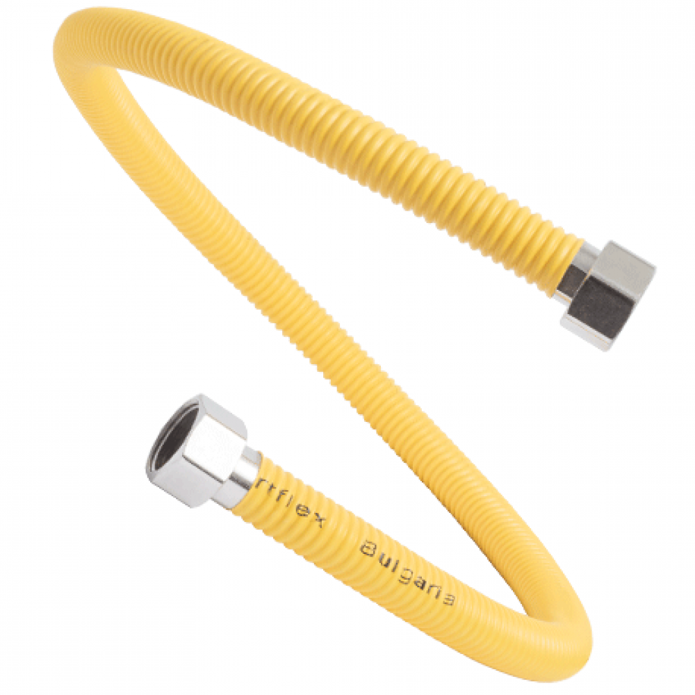 Шланг газовий 1,5 м ВВ 1/2" гофрований у ПВХ обплетенні SmartFlex
