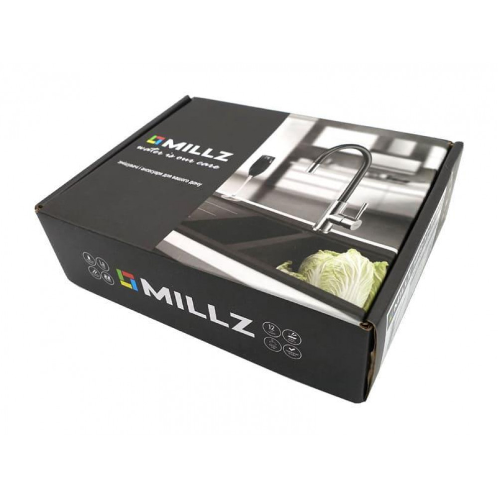 Змішувач для кухні бокова ручка MILLZ MRS-51-40-005 Хром