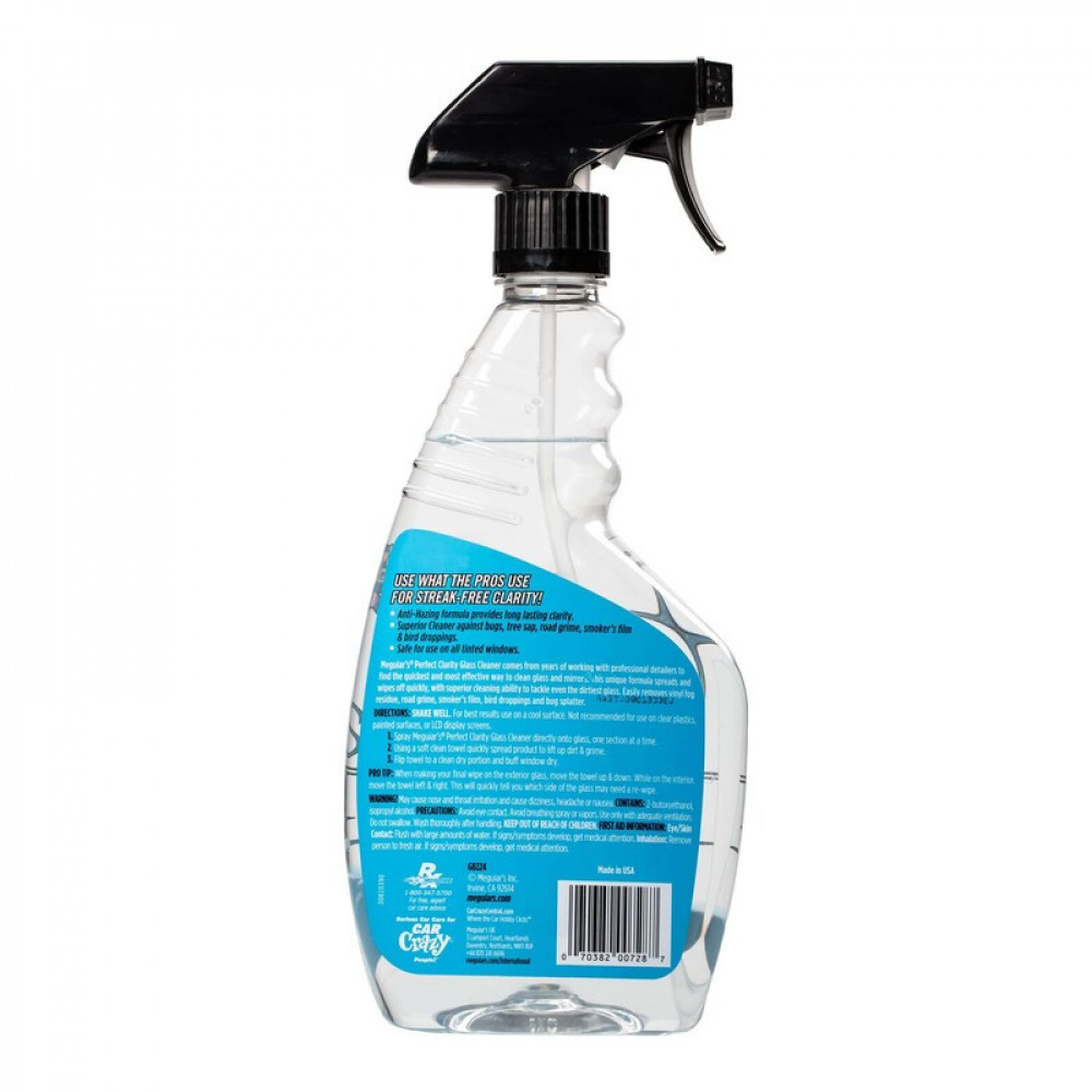 Очищувач для скла автомобіля Meguiar's Perfect Clarity Glass Cleaner 473 мл (G8216)