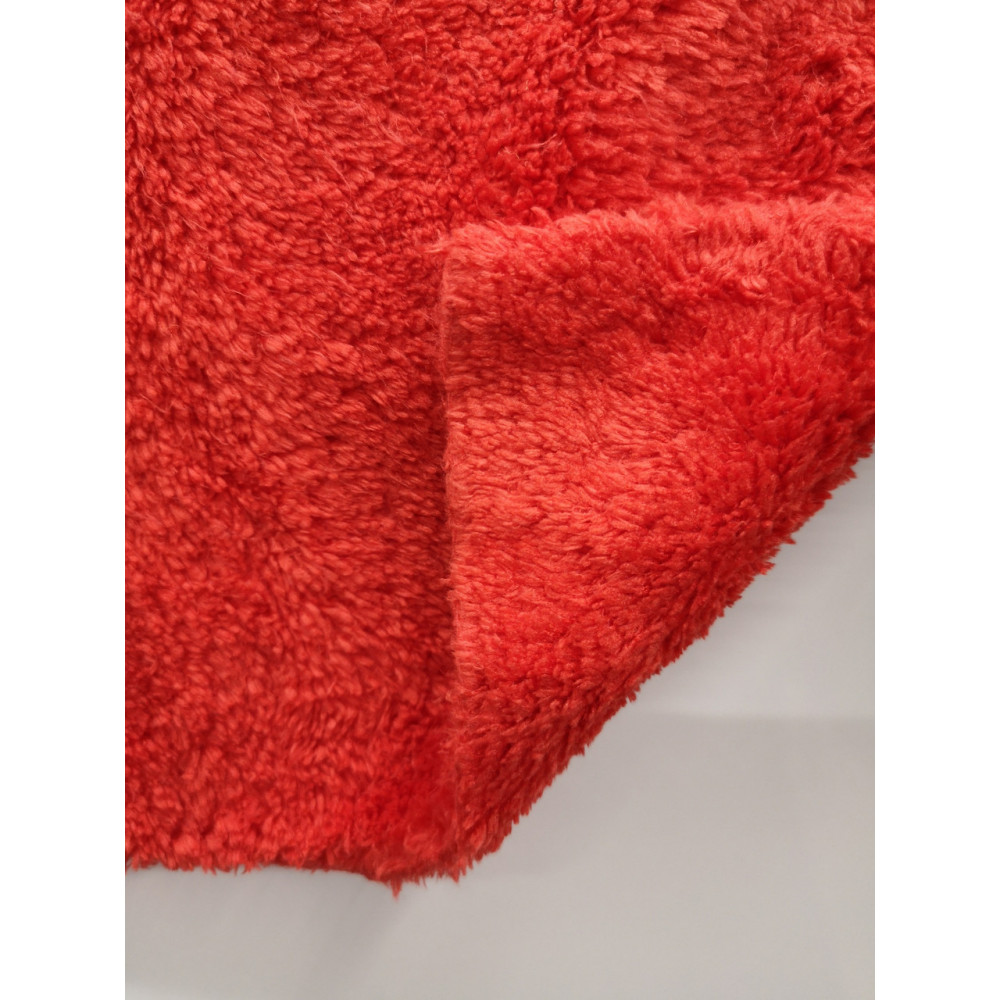 Мікрофібровий рушник плюшевий Autofiber Korean Plush 40x40 см. 350 gsm червоний (TPK350RE-6)