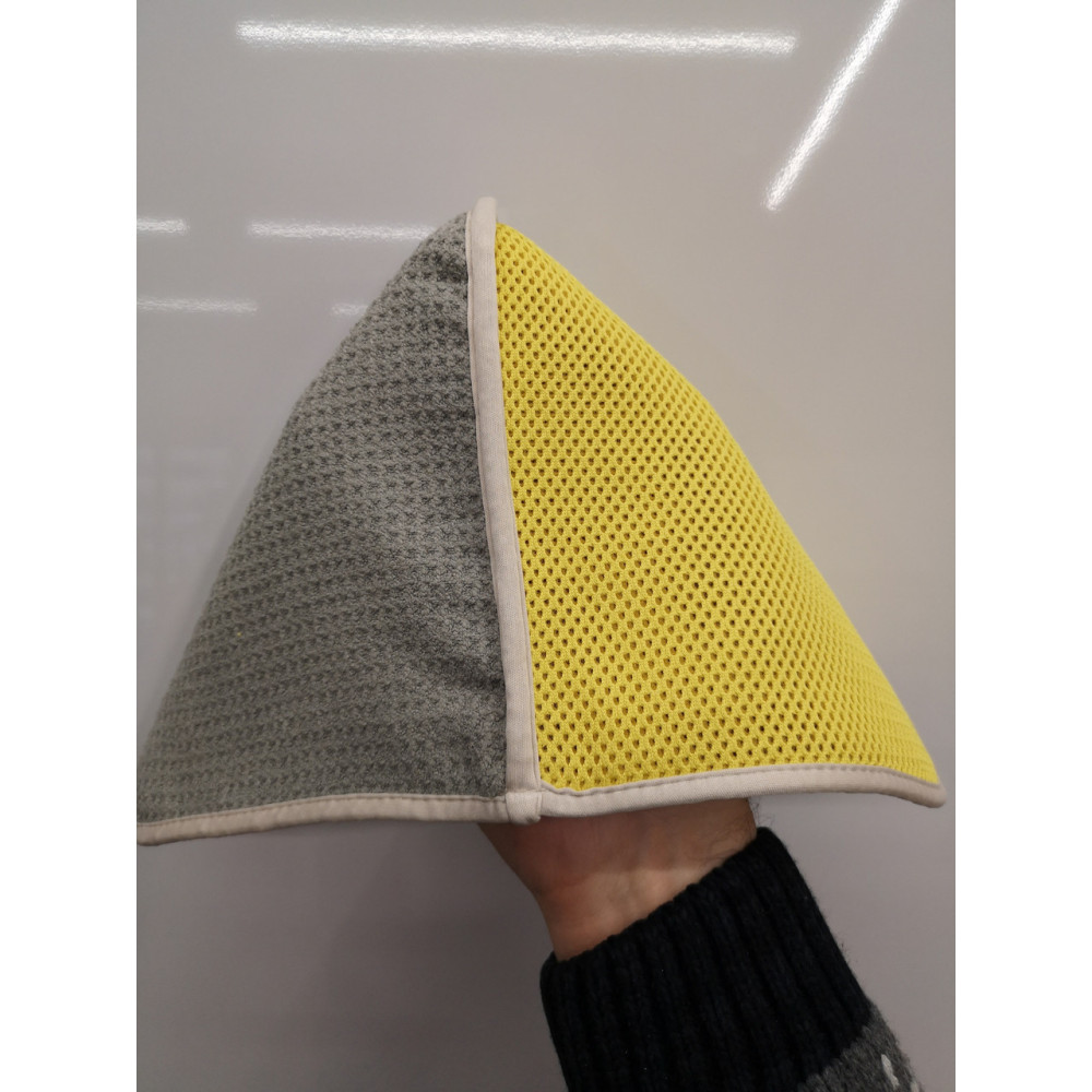 Серветка з 4 видів мікрофібри - Autofiber Multi Flip 20x20 див. 500-300 gsm (T2MULTIFLIP1000YGY-3)