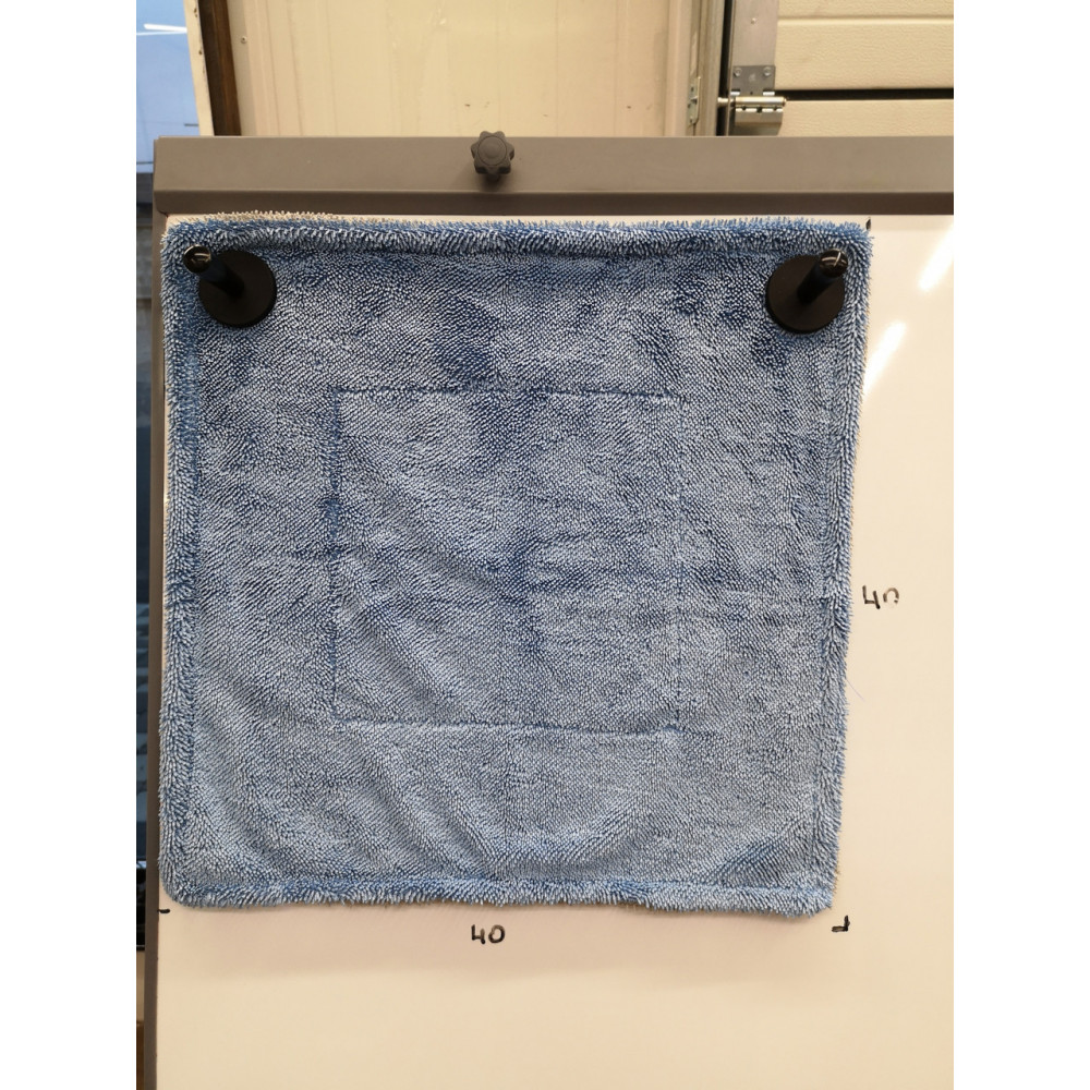 Микрофибровое рушник для сушіння - Autofiber Dreadnought Jr. 40x40 див. 1100 gsm сіро/блакитне (TT1100GYB16-2)