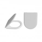 Сидіння для D-образного унітазу біле (NOVA Gala 2030)