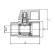 Кран кульовий MINI 1/2" З/B HLV